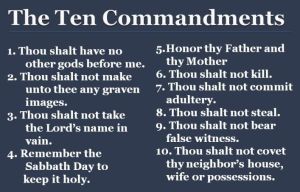 Ten-commandments